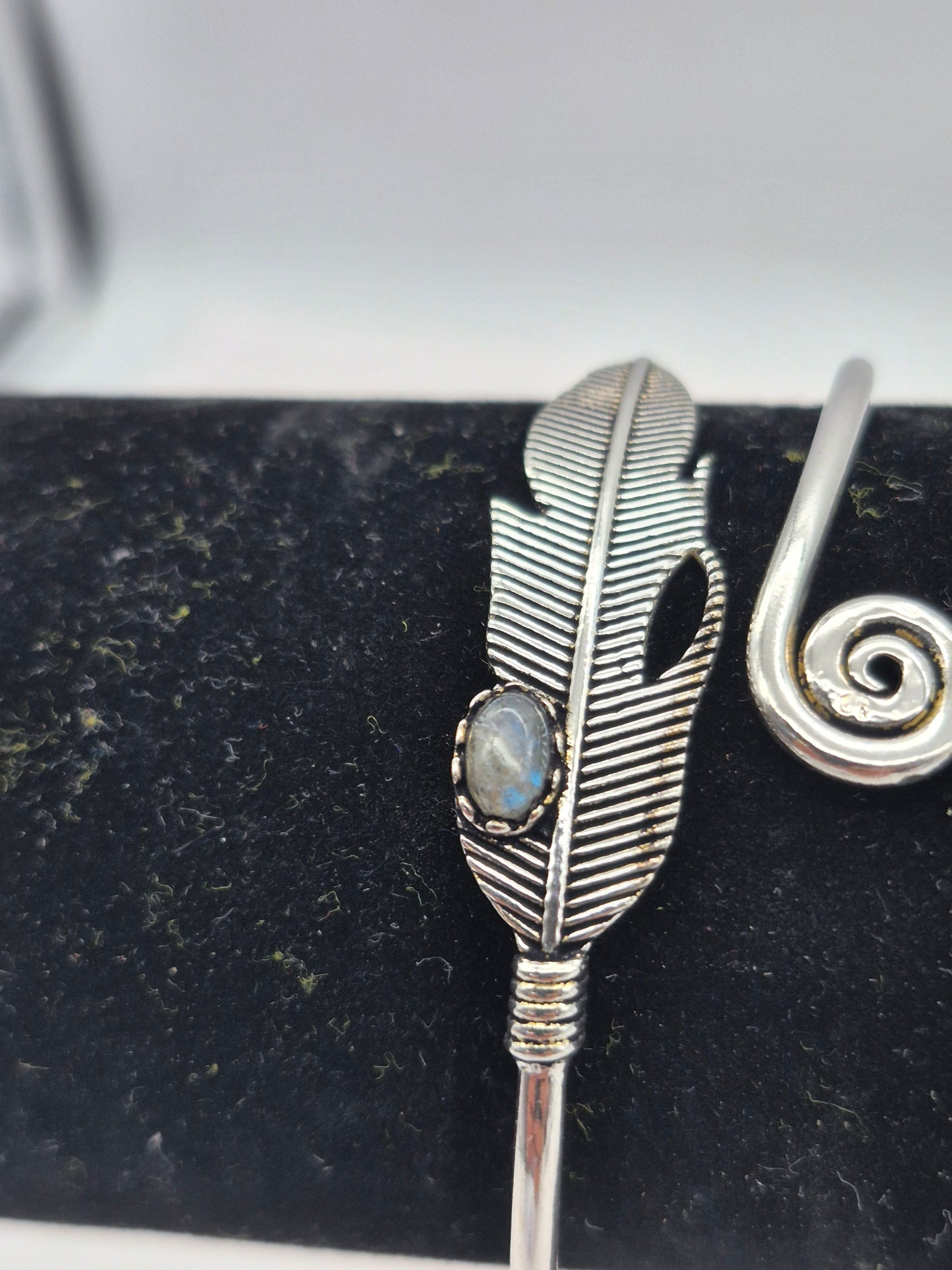 Labradorite Crystal Bracelet Silver Plated