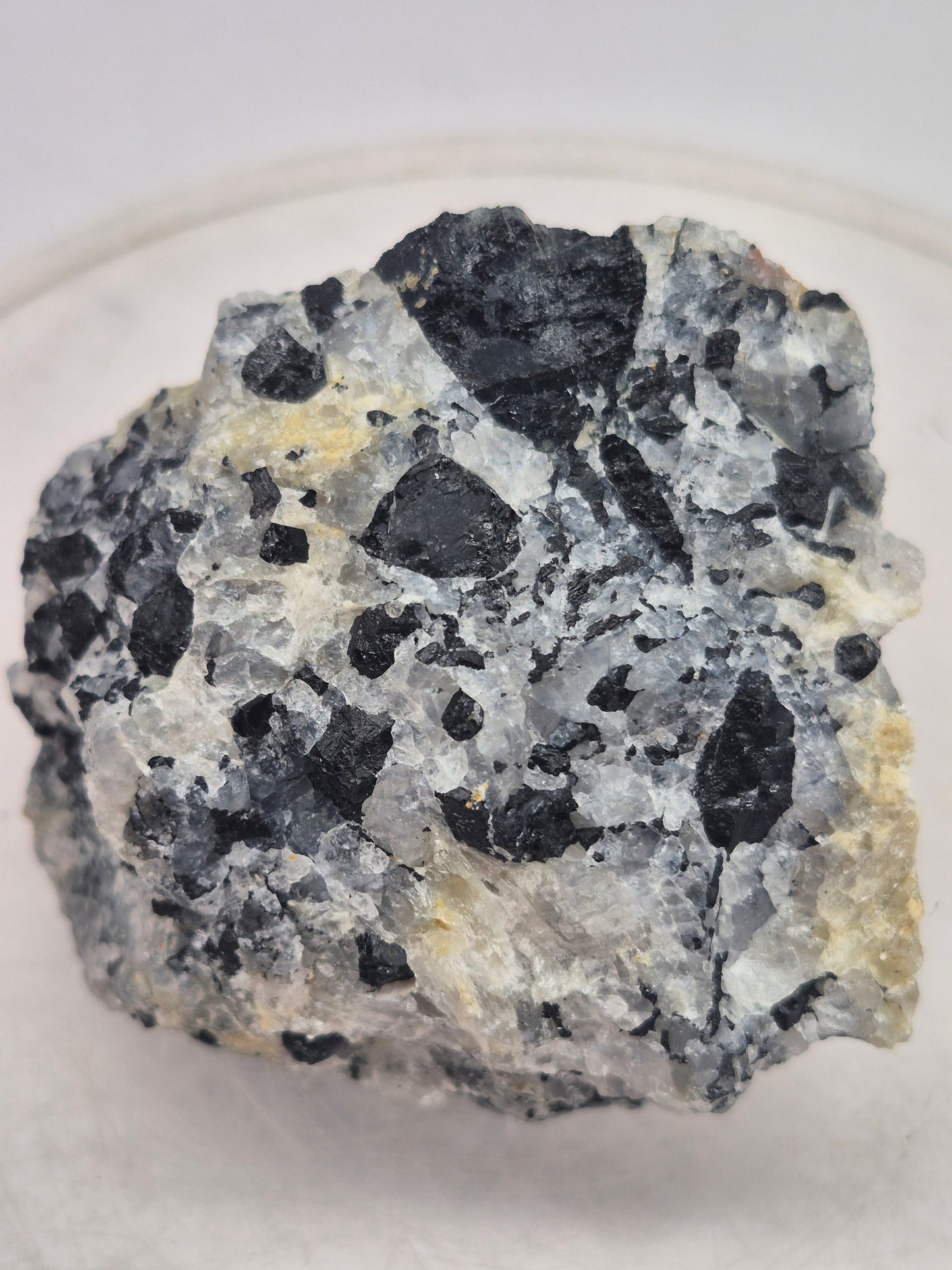 Raw Quartz with Black Tourmaline | Protection & Cleansing Crystal