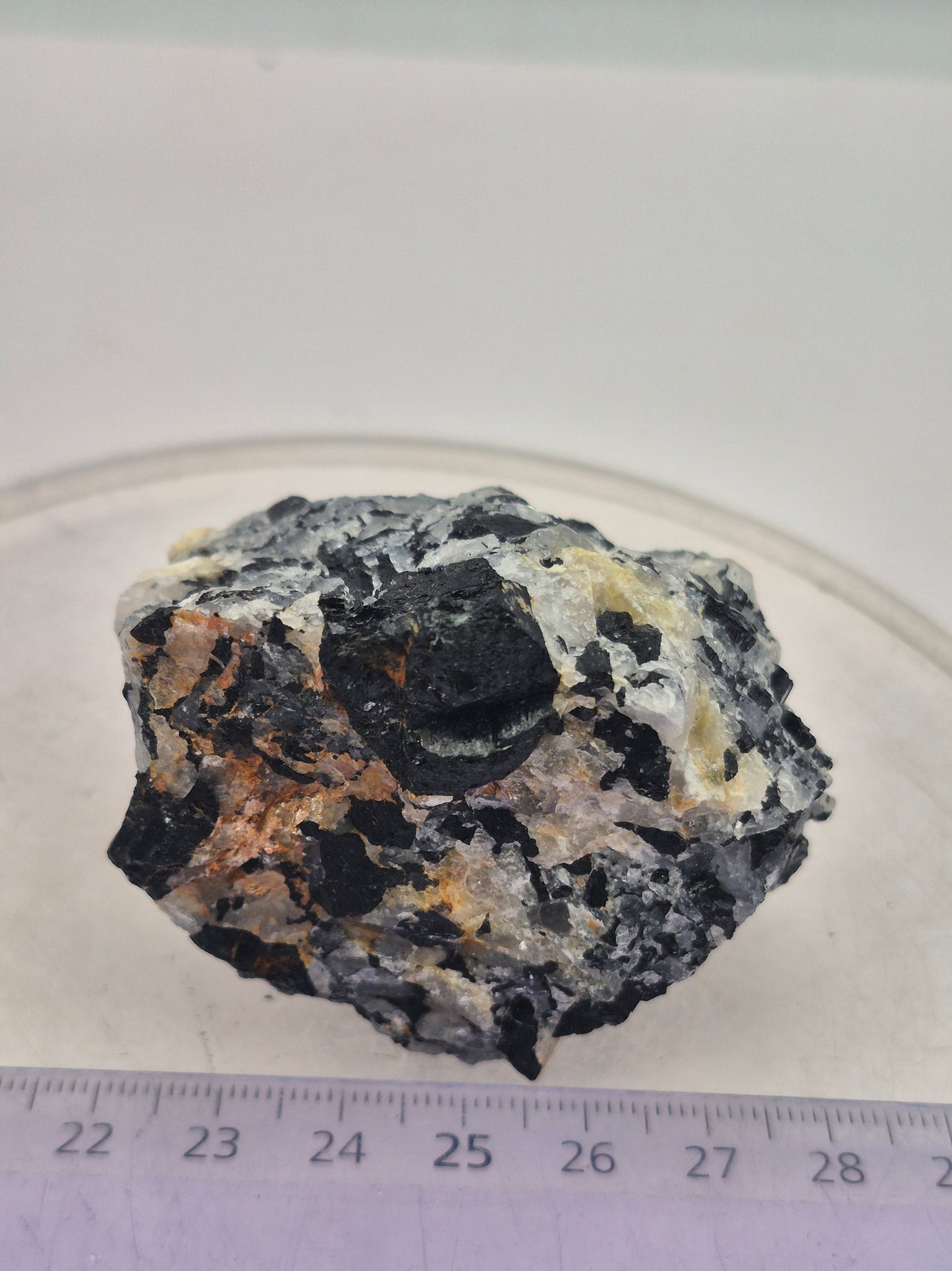 Raw Quartz with Black Tourmaline | Protection & Cleansing Crystal