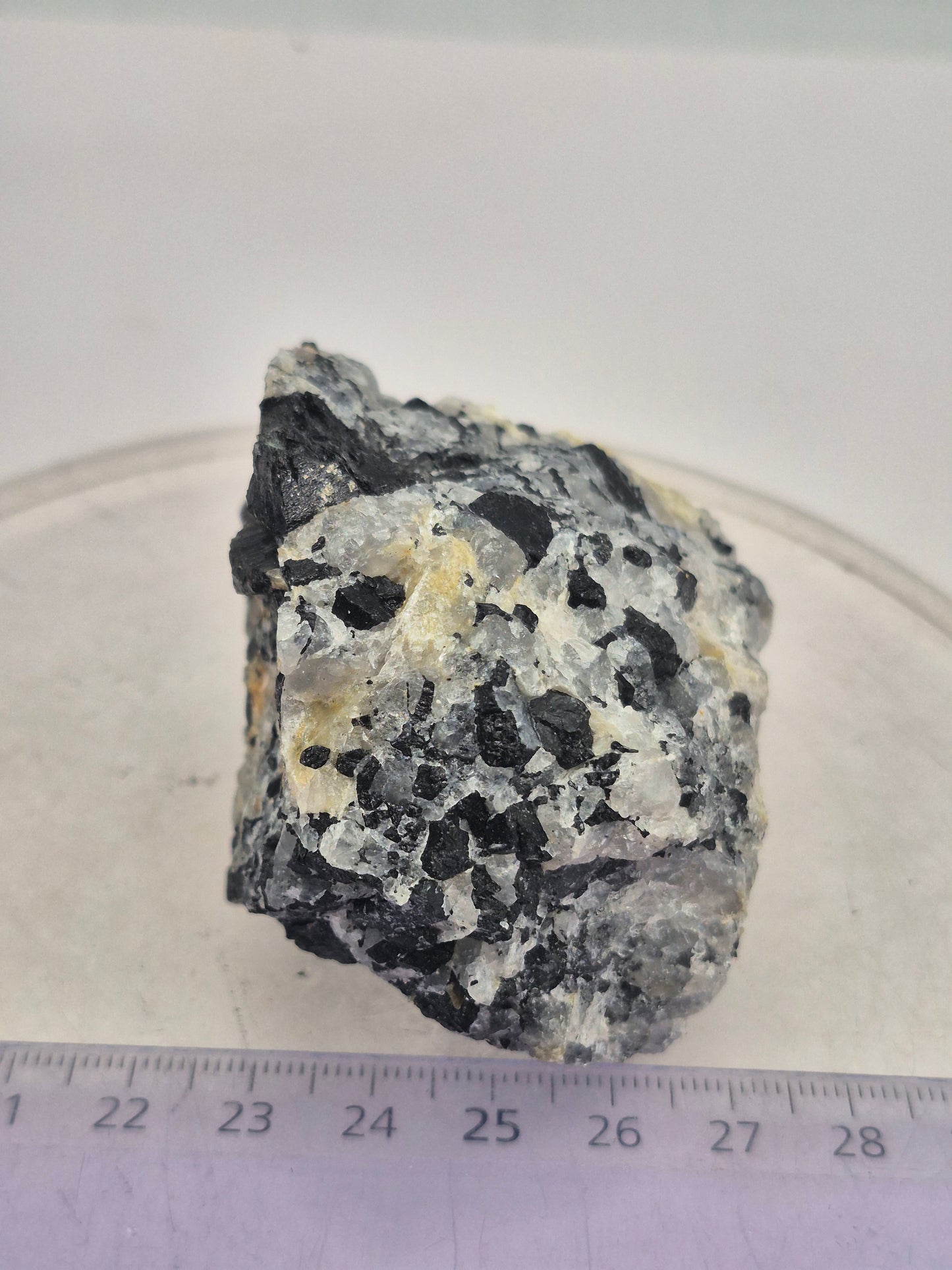 Raw Quartz with Black Tourmaline | Protection & Cleansing Crystal