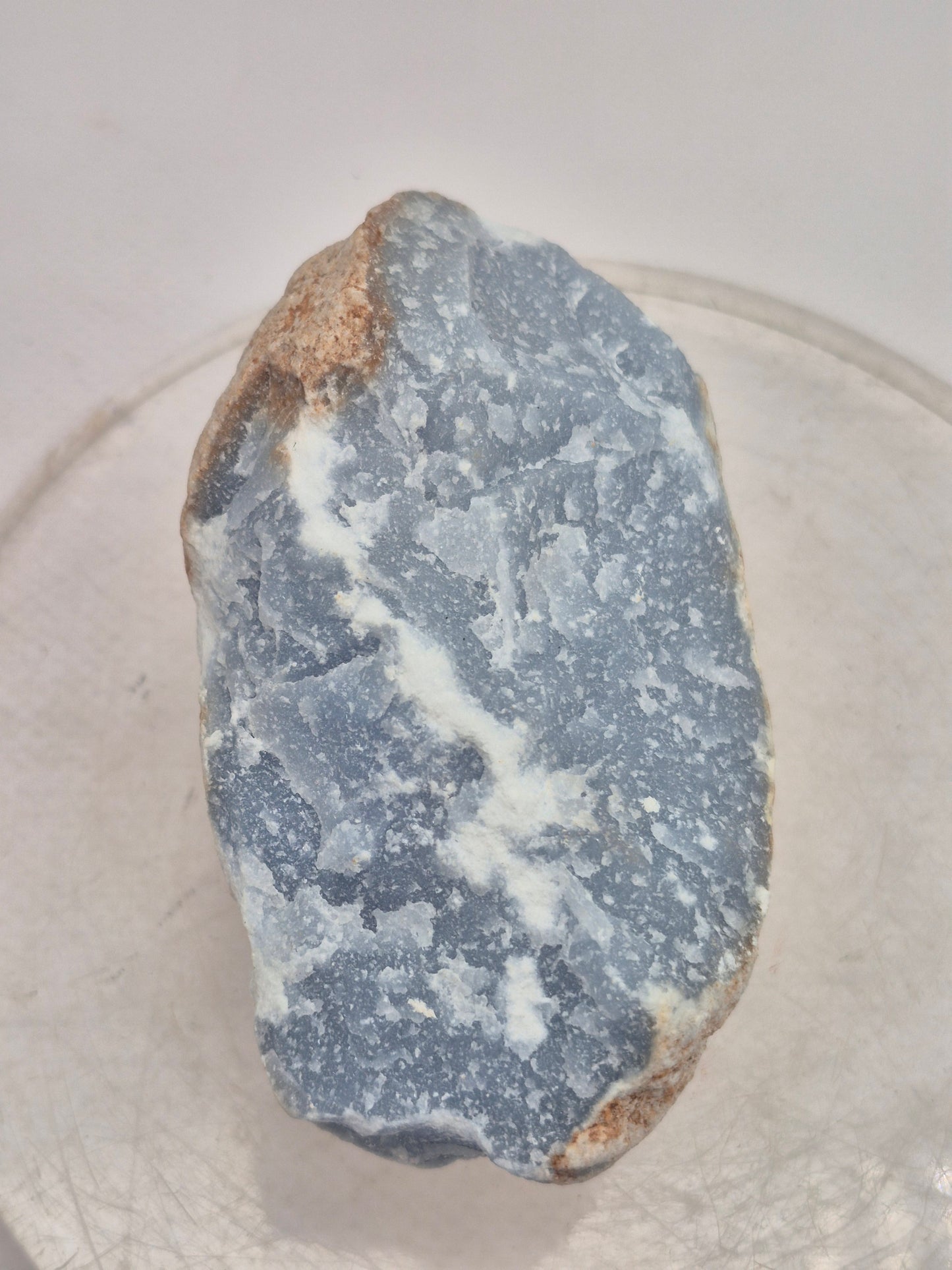 Raw Angelite Mineral Stone - Healing - Communication with our Angel Guides
