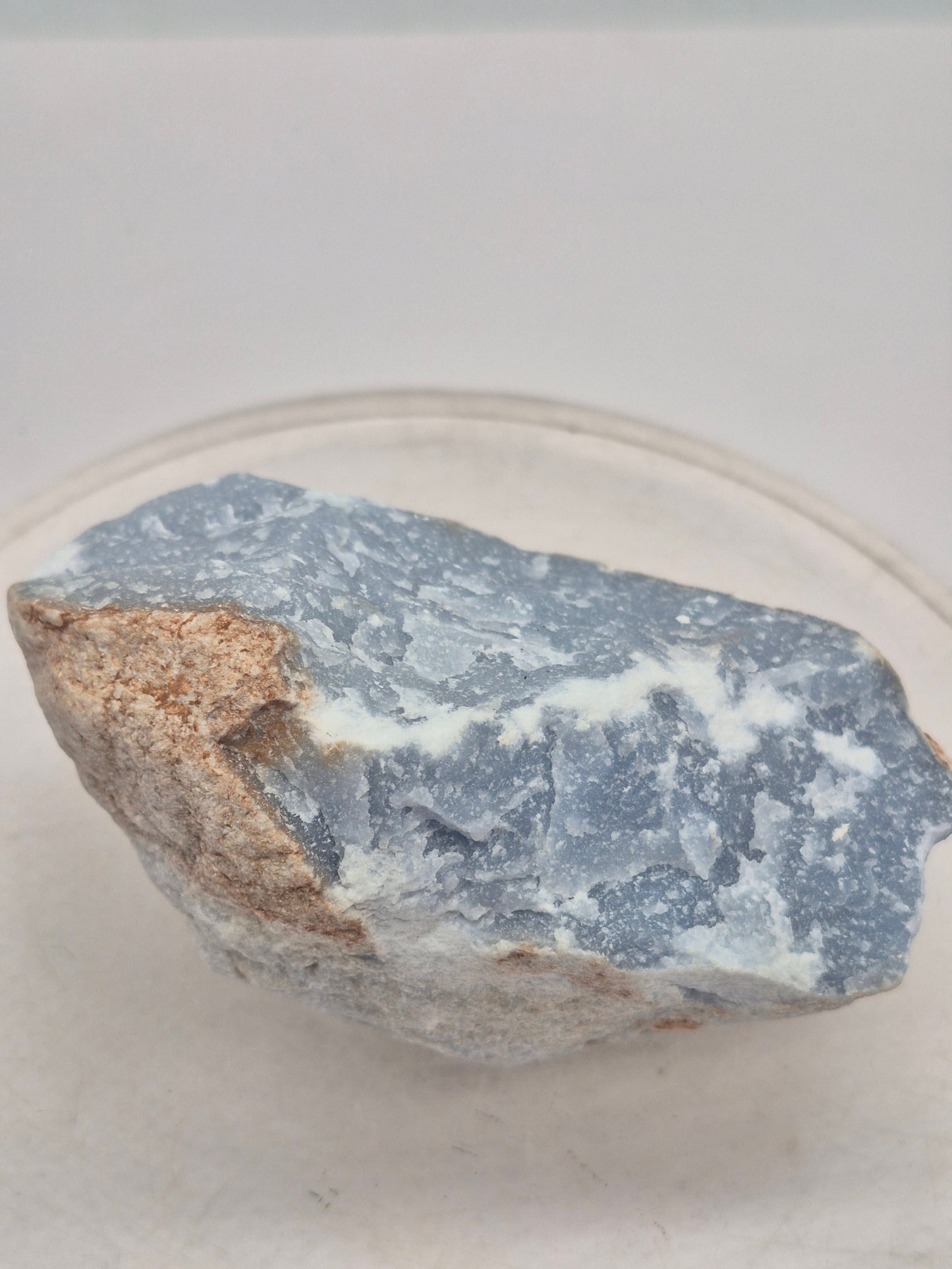Raw Angelite Mineral Stone - Healing - Communication with our Angel Guides