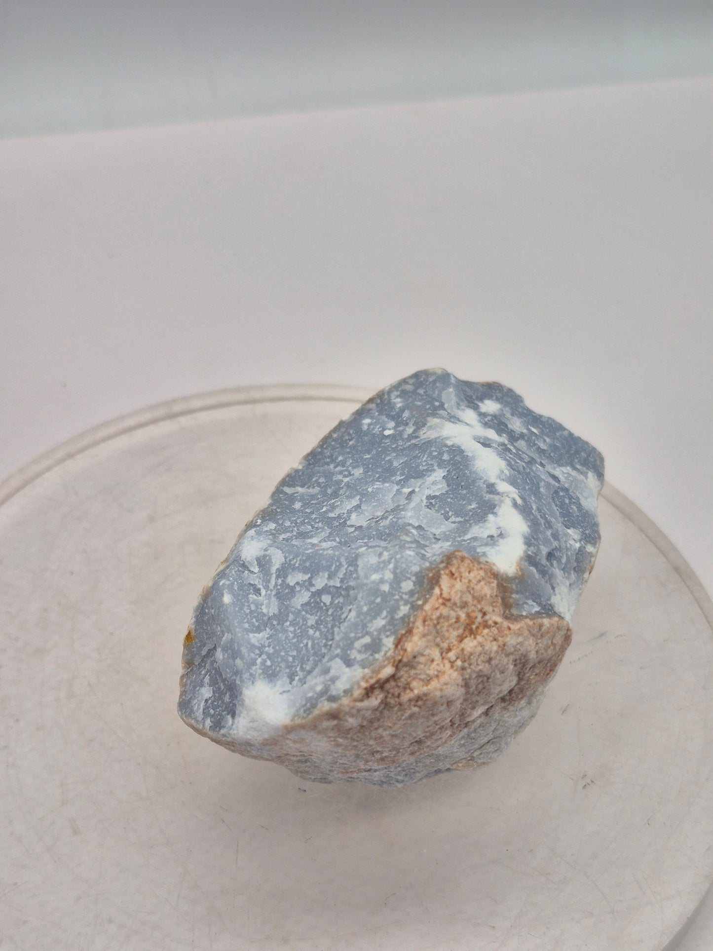 Raw Angelite Mineral Stone - Healing - Communication with our Angel Guides