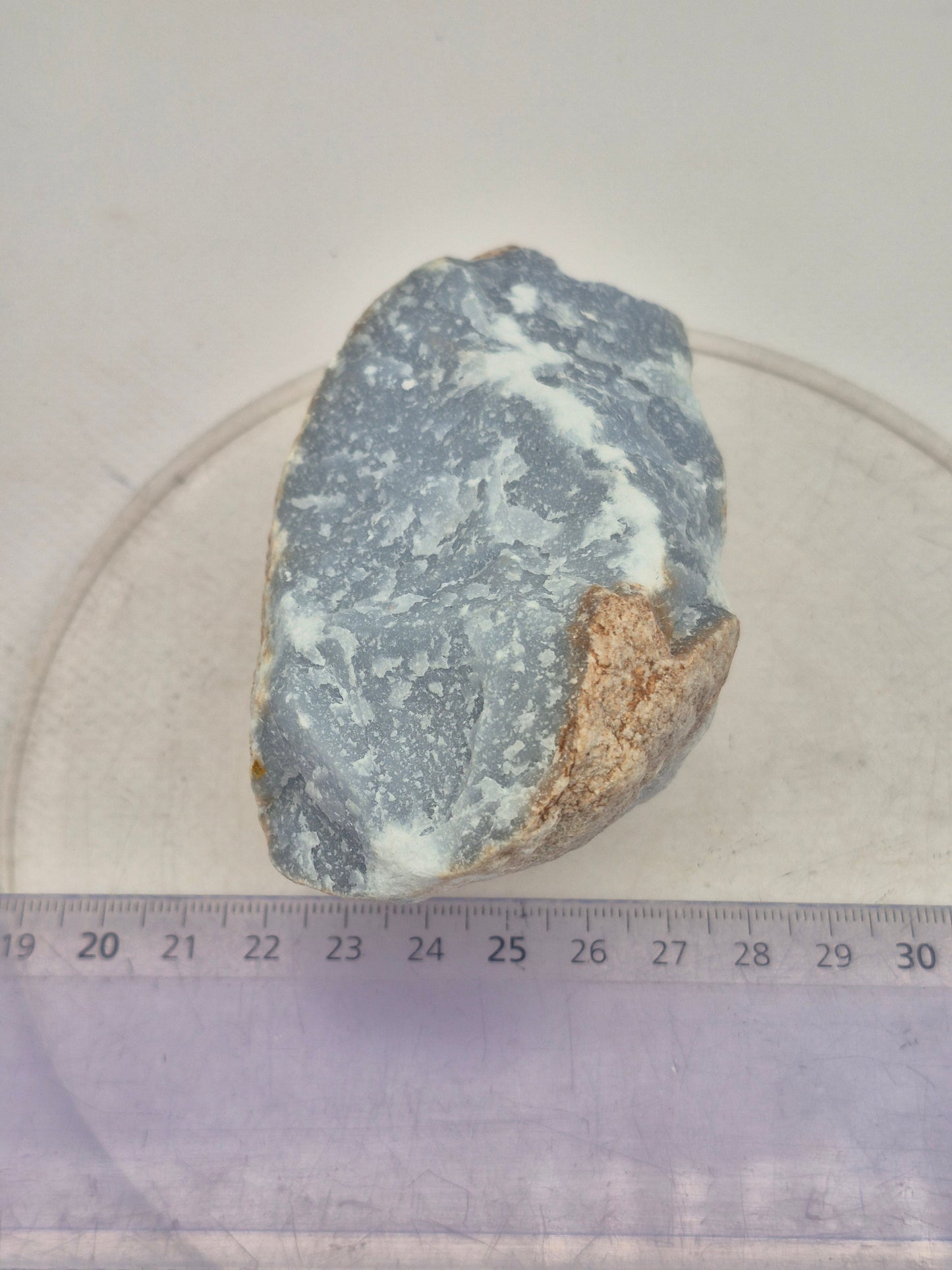 Raw Angelite Mineral Stone - Healing - Communication with our Angel Guides