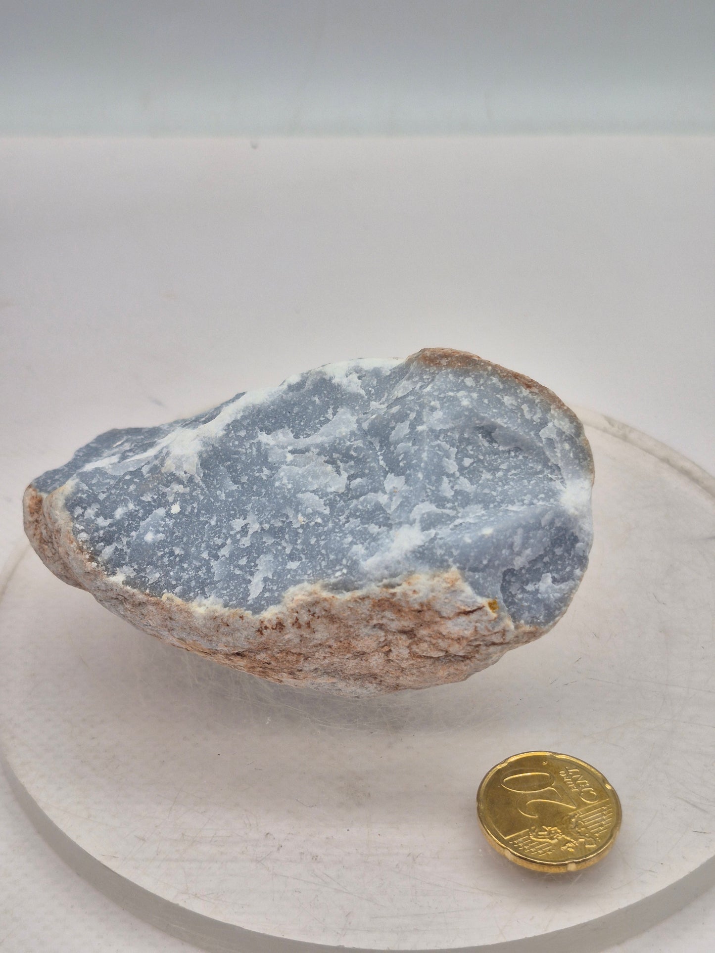Raw Angelite Mineral Stone - Healing - Communication with our Angel Guides