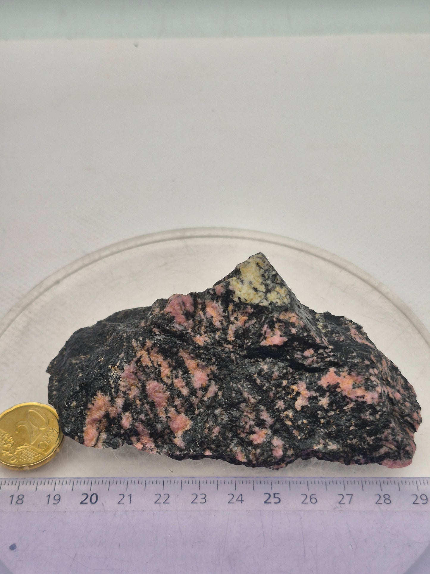 Raw Rhodonite Crystal Specimen - Raw Pink Stone for Emotional Balance