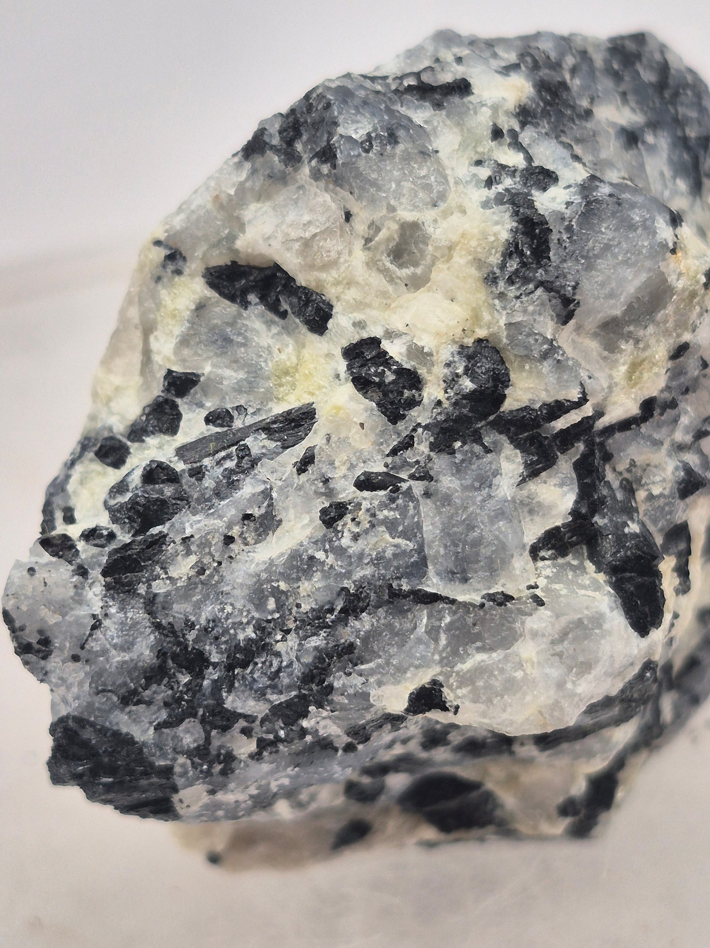 Raw Quartz with Black Tourmaline | Protection & Cleansing Crystal