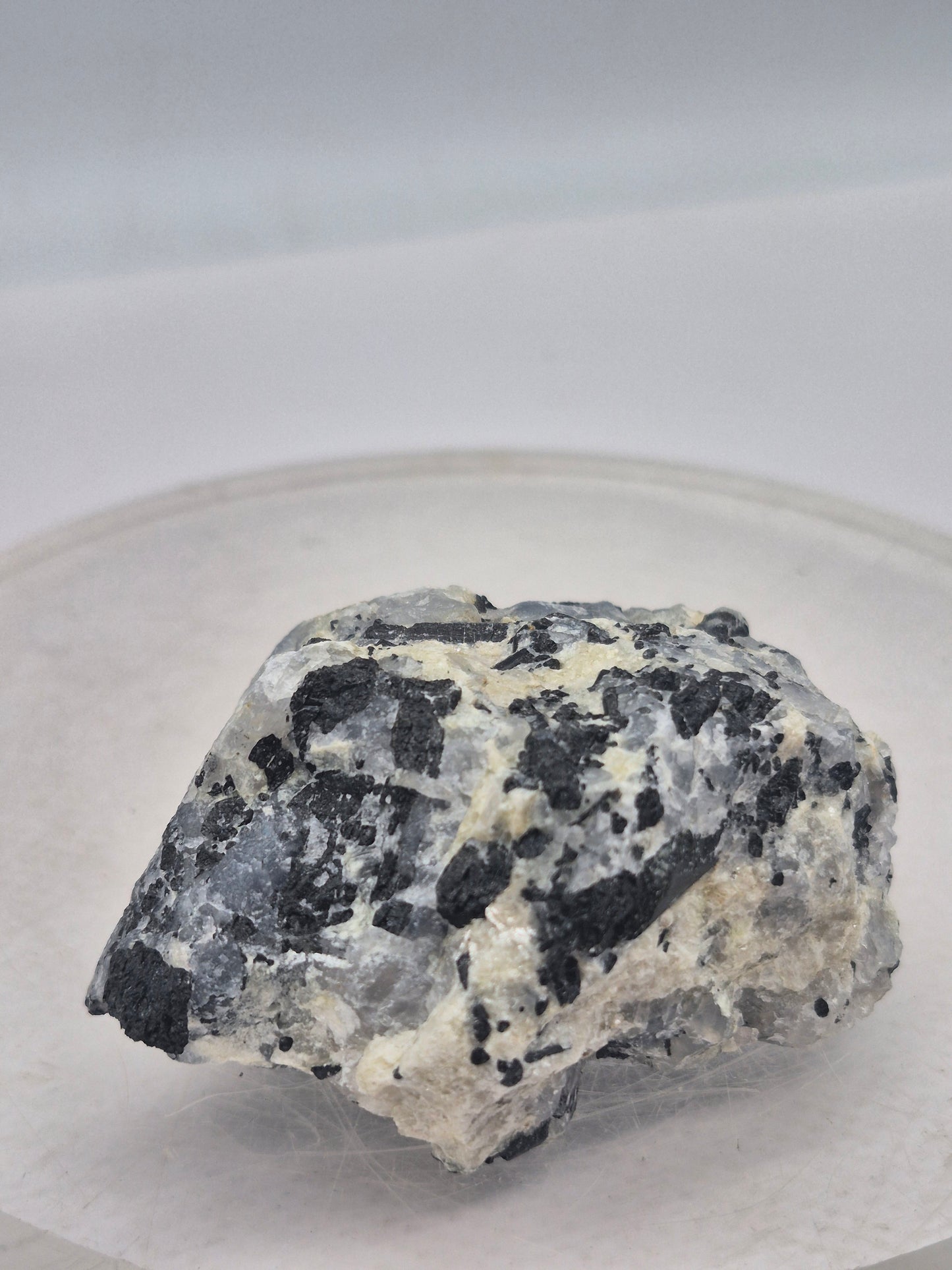 Raw Quartz with Black Tourmaline | Protection & Cleansing Crystal