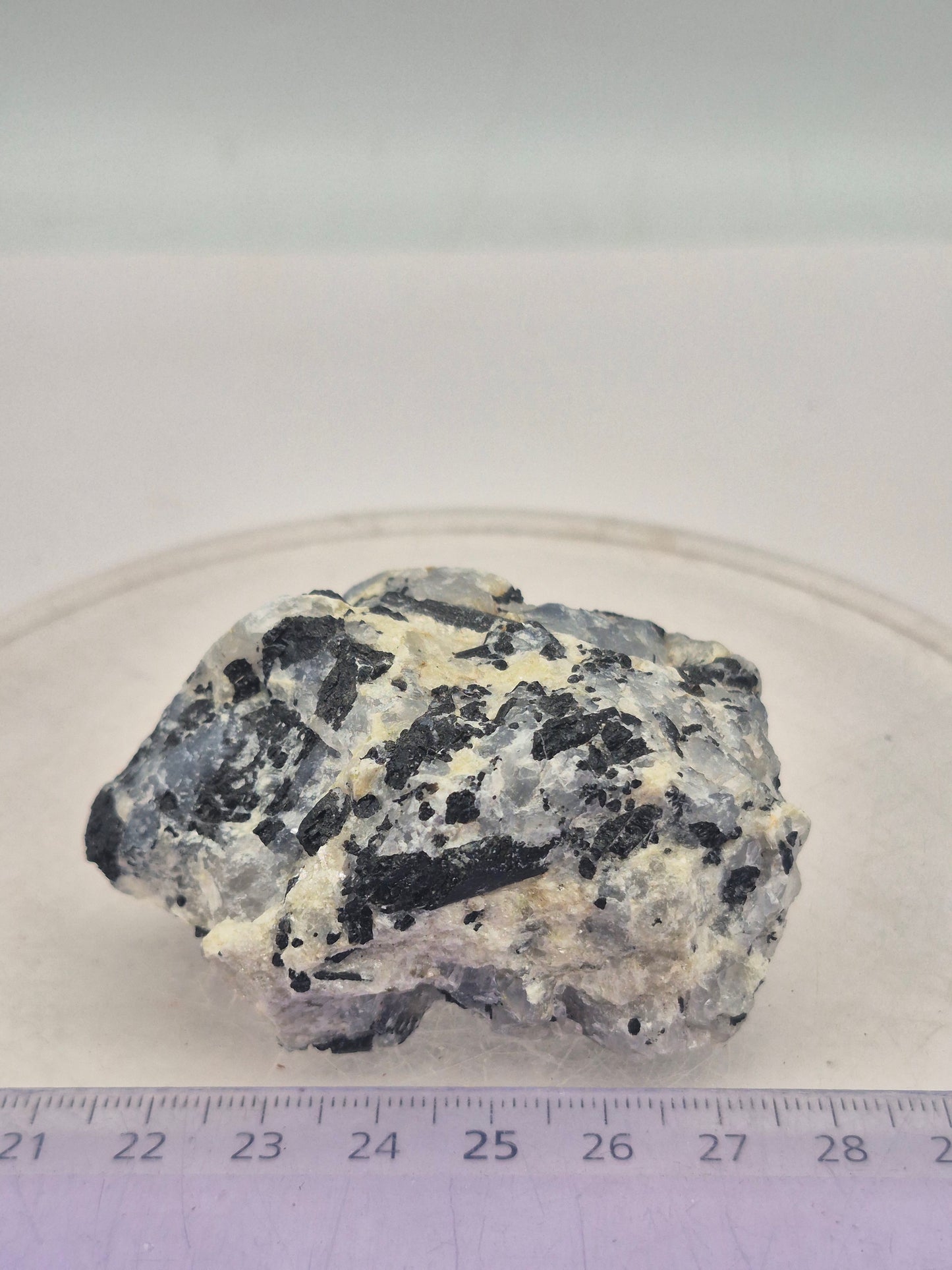 Raw Quartz with Black Tourmaline | Protection & Cleansing Crystal