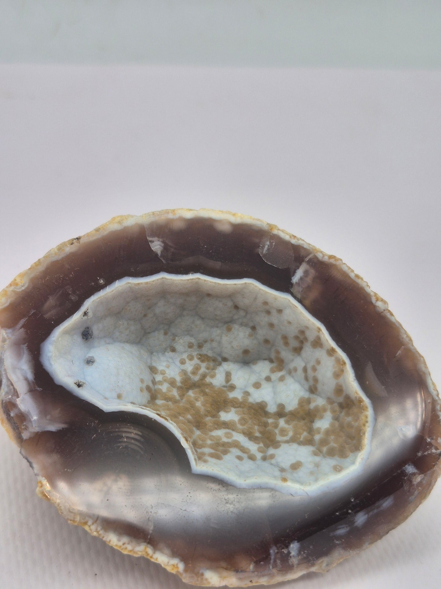 Brown Geody Agate with Cave - Healing and Protection Mineral Stone