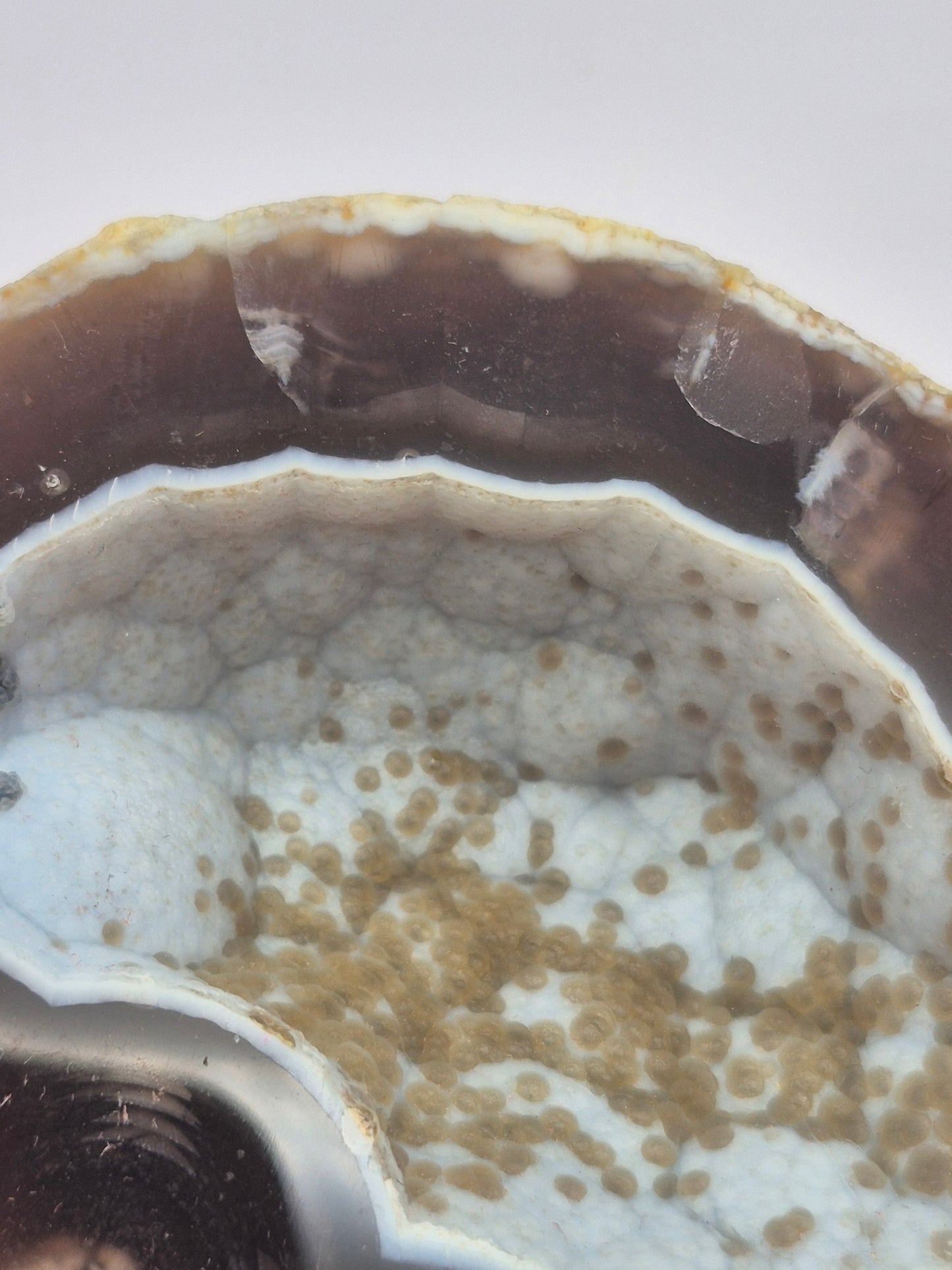 Brown Geody Agate with Cave - Healing and Protection Mineral Stone