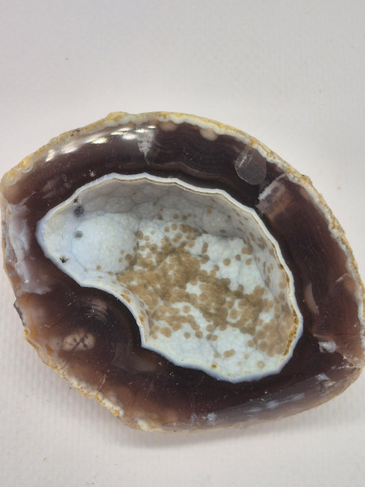 Brown Geody Agate with Cave - Healing and Protection Mineral Stone
