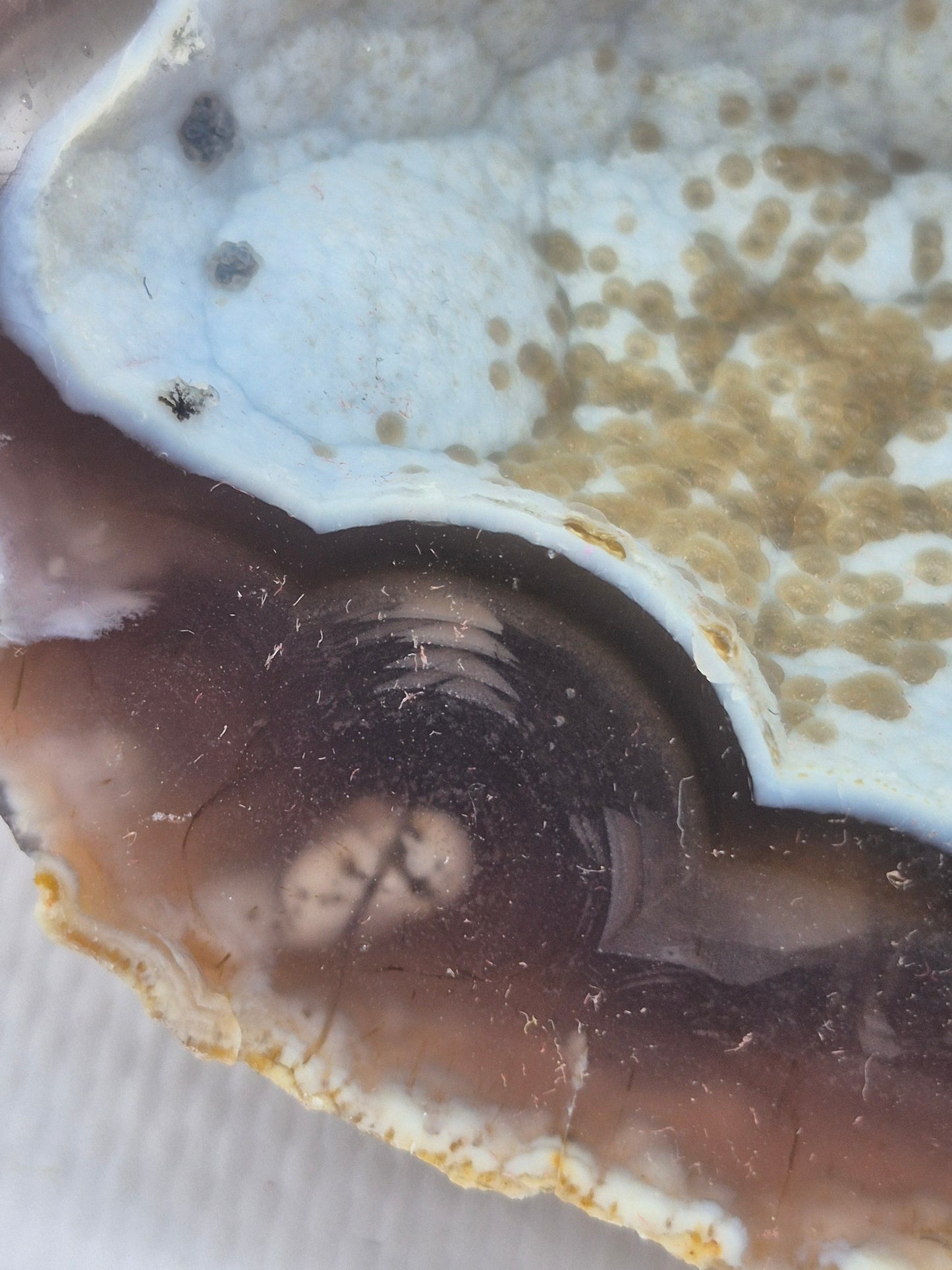 Brown Geody Agate with Cave - Healing and Protection Mineral Stone