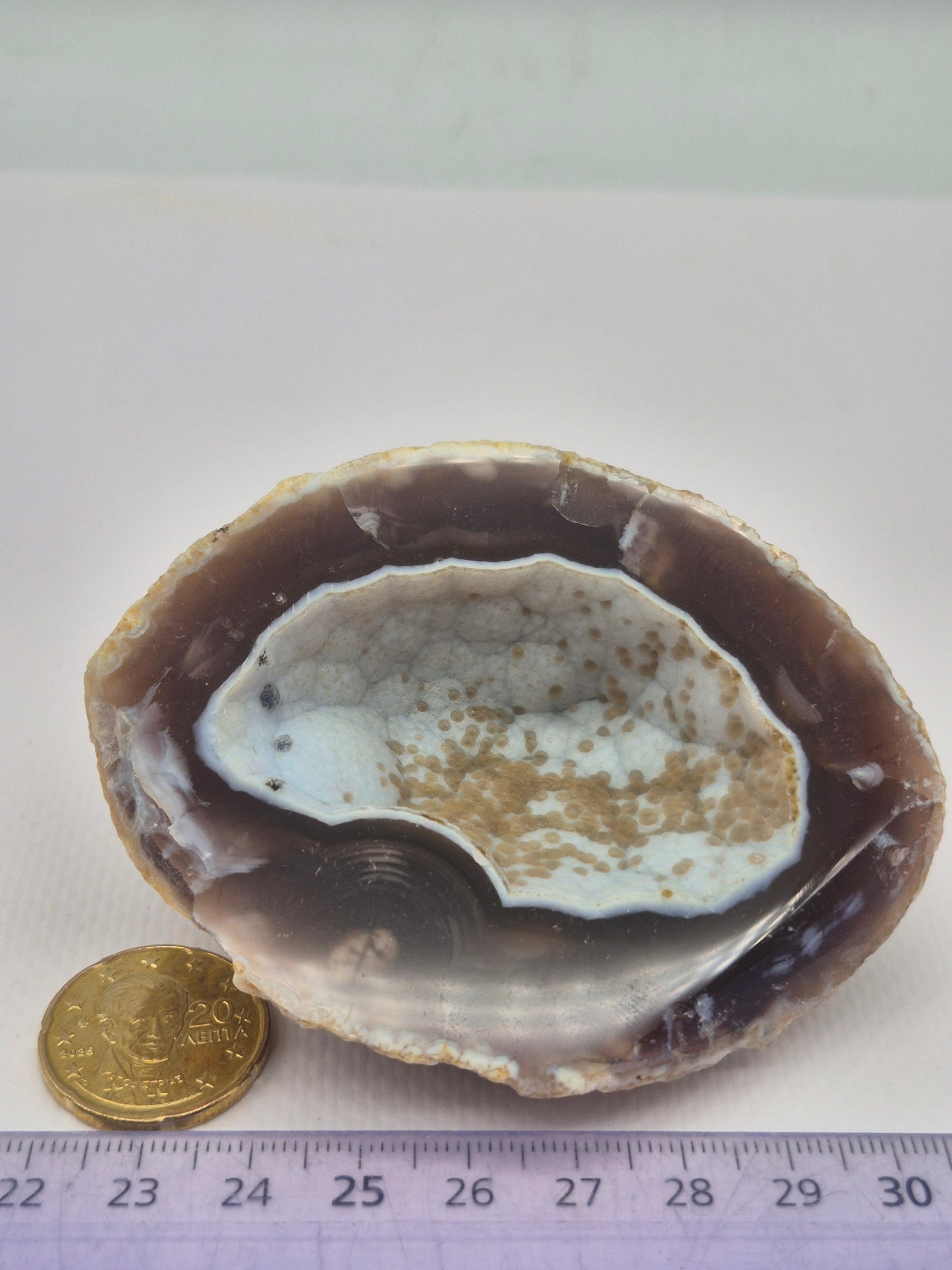 Brown Geody Agate with Cave - Healing and Protection Mineral Stone
