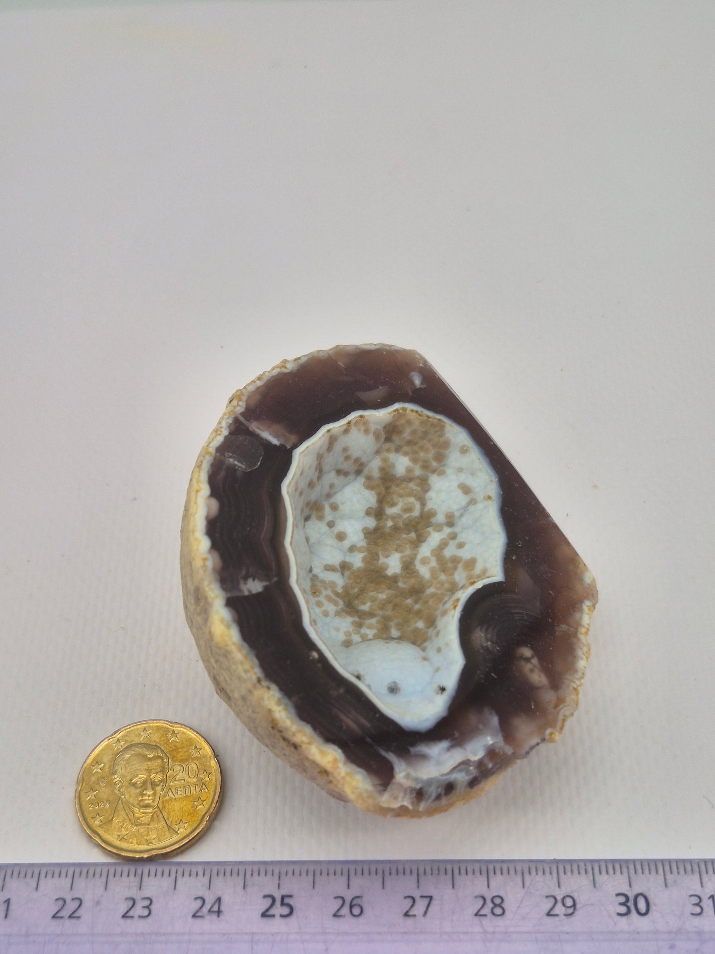 Brown Geody Agate with Cave - Healing and Protection Mineral Stone
