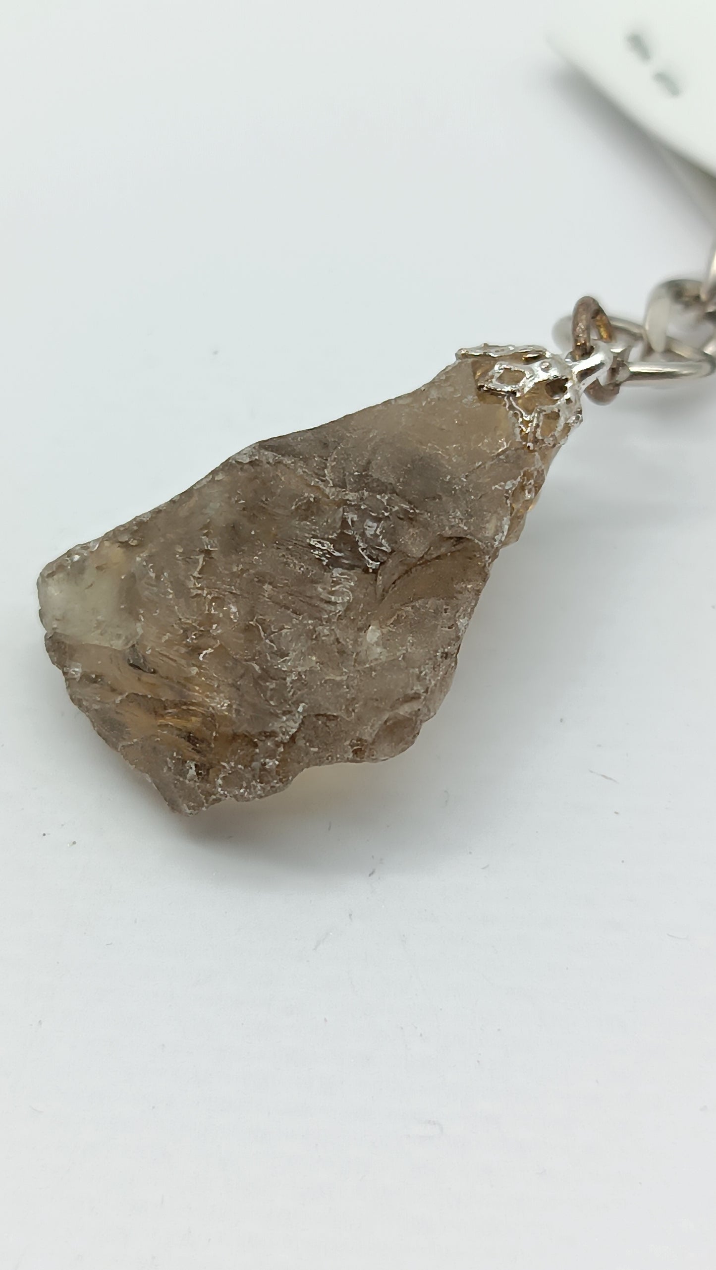Smoked Quartz Keychain Healing Crystal Accessories Zodiac Mineral Stone
