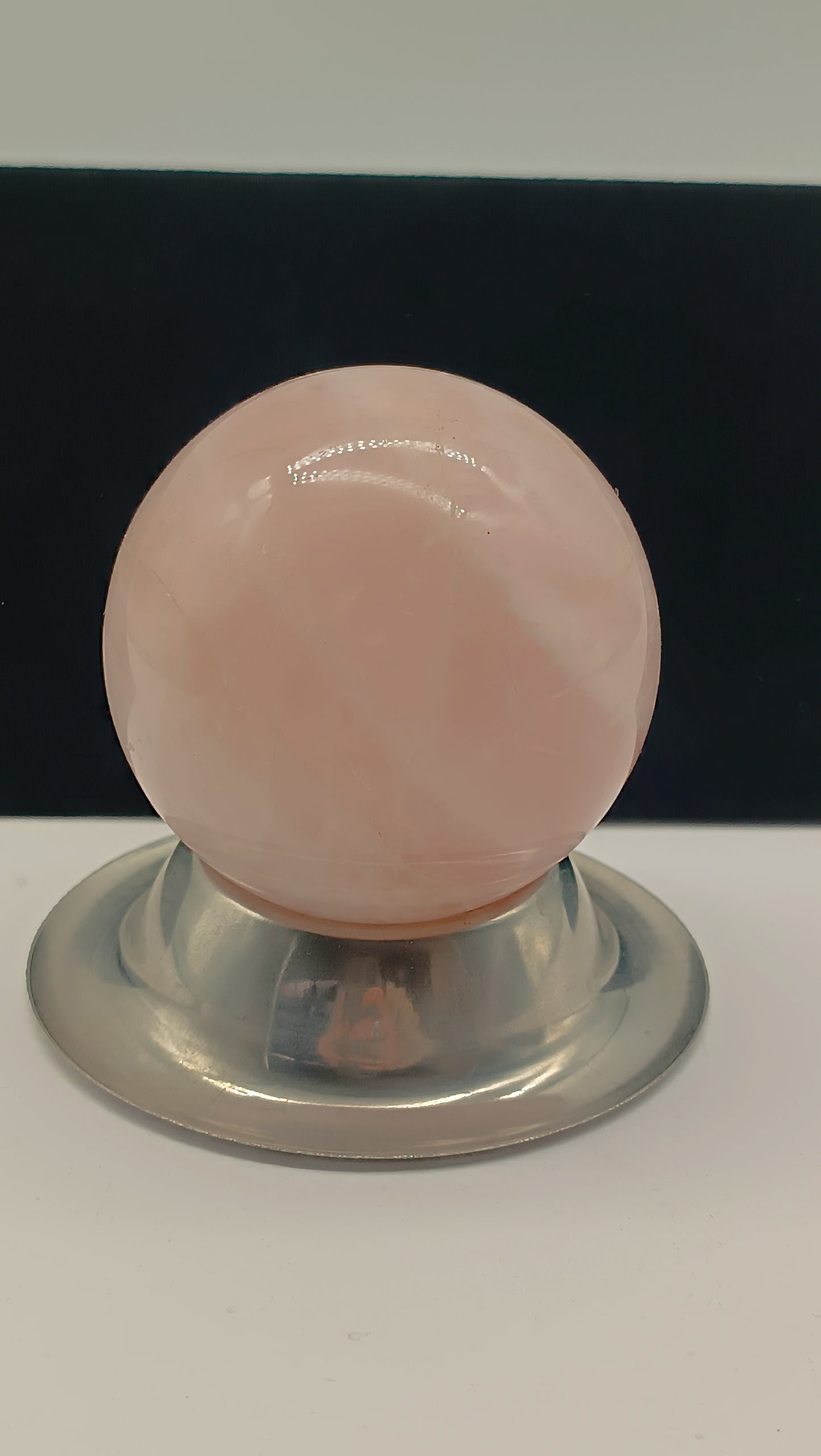 Rosenquarz-Kristallkugel ~ perfekt für Kristallheilung, Kristallraster, Kristallkugel ~ Metaphysische Heilung, Meditation