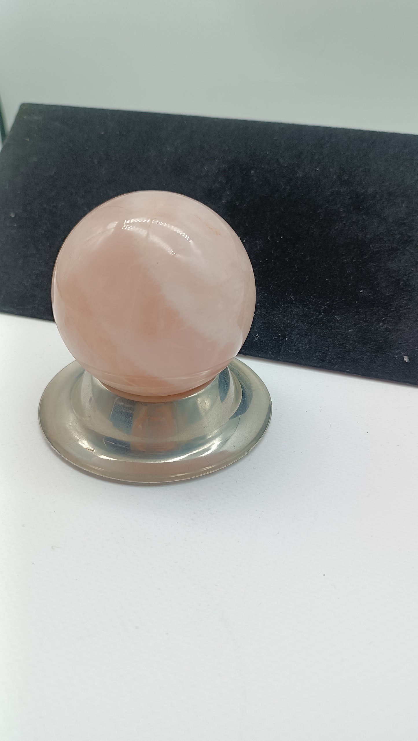 Rosenquarz-Kristallkugel ~ perfekt für Kristallheilung, Kristallraster, Kristallkugel ~ Metaphysische Heilung, Meditation