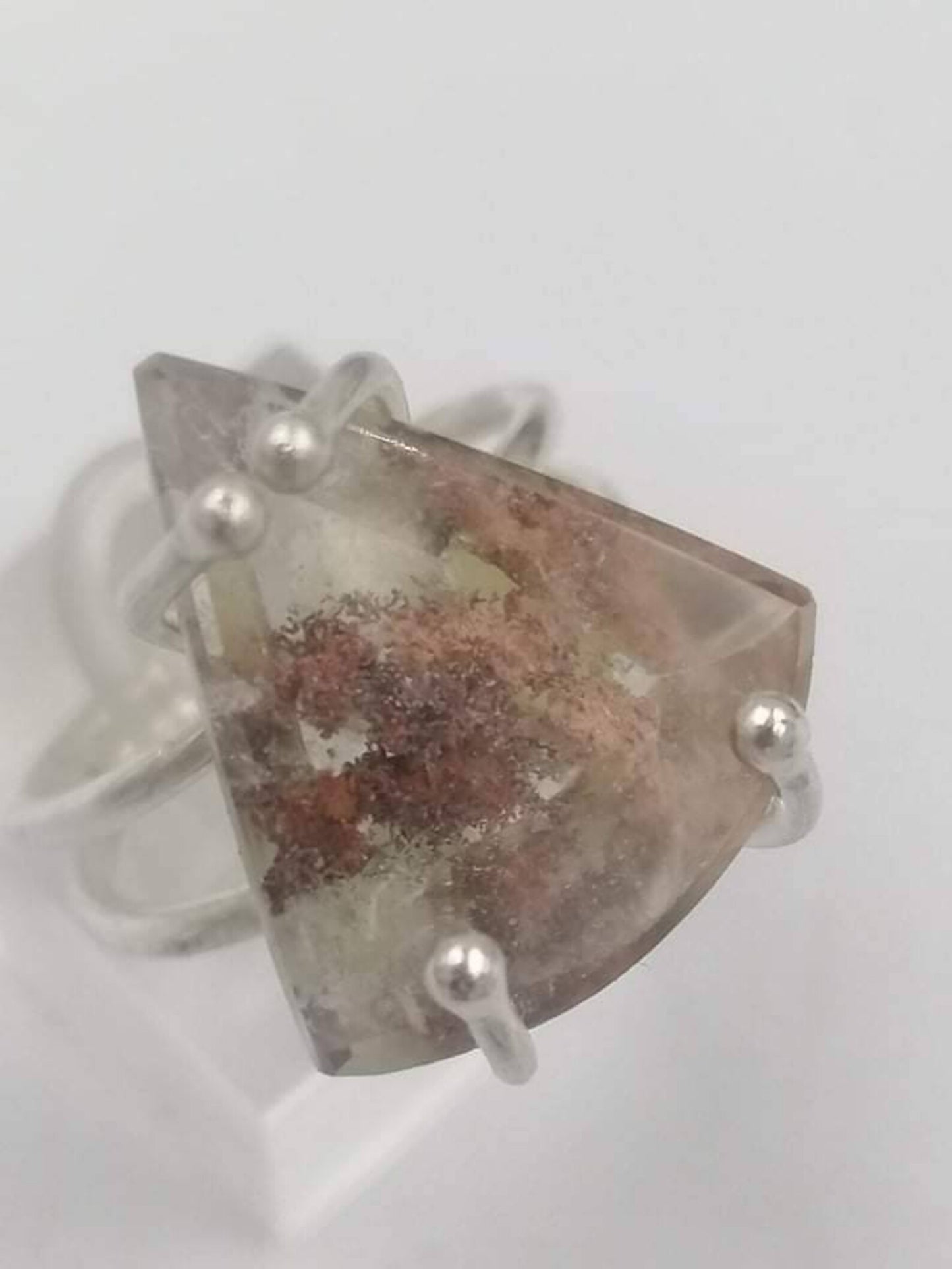 Labradorit Kristall Sterling Silber 925 Cabochon Cut Ring Top Qualität handgefertigt