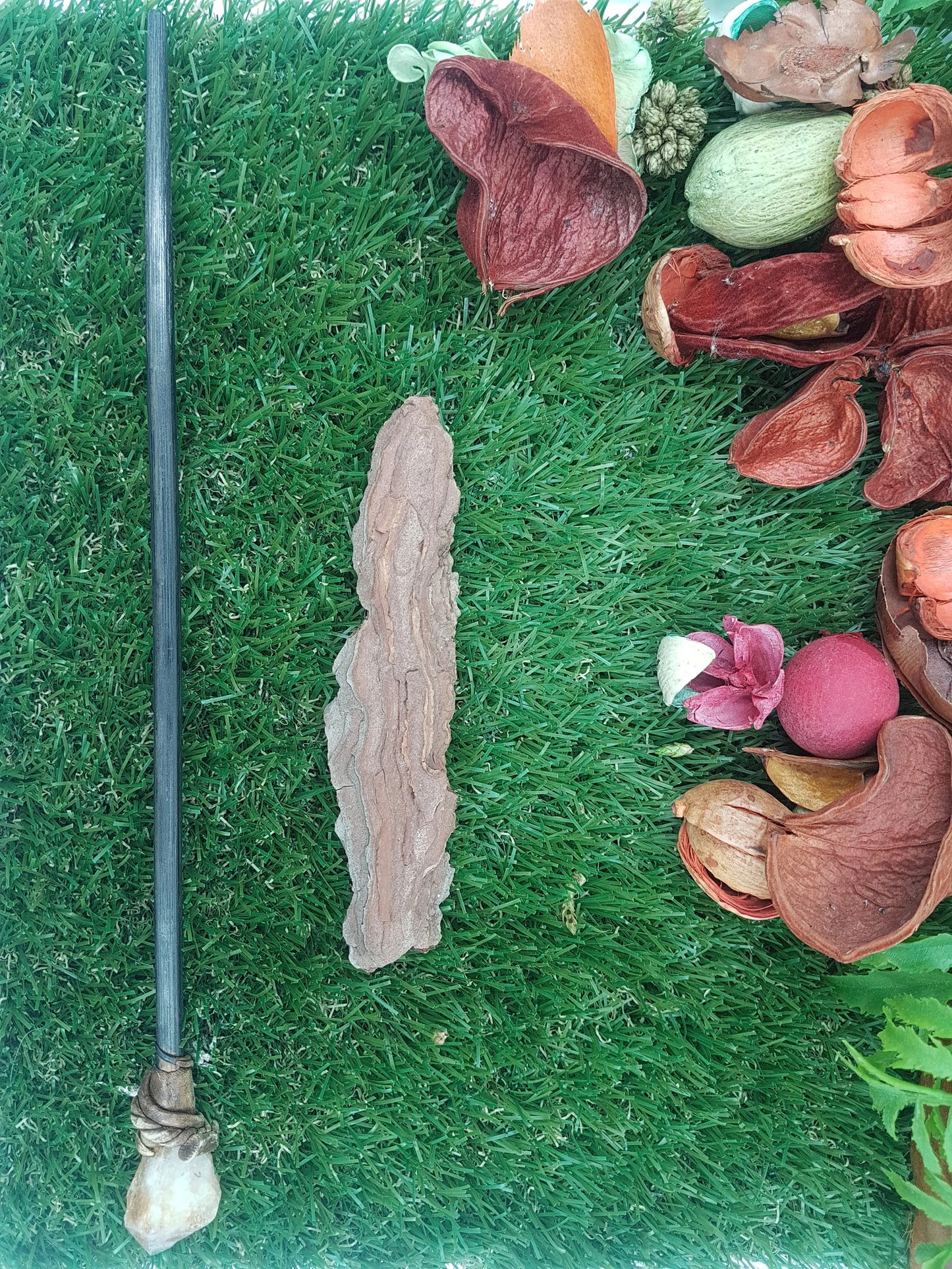 Natural Citrine Crystal Wand Fairy Wizard Healing Stone