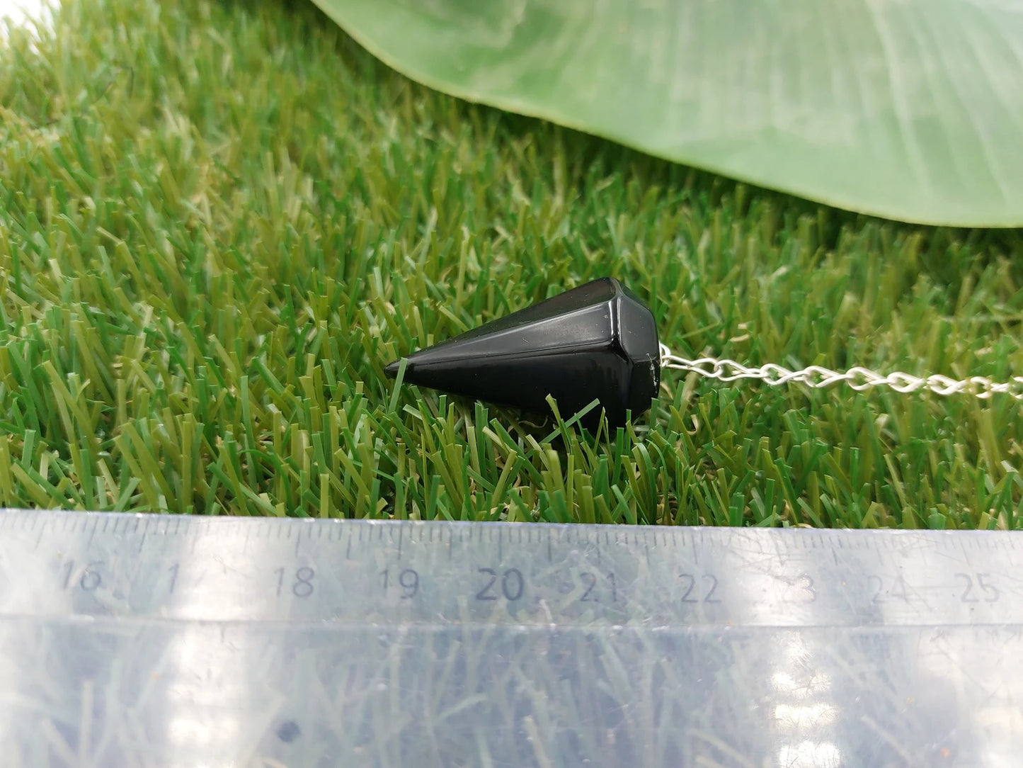 Obsidian Pendulum Divination Dowsing Crystal, Healing Accessories