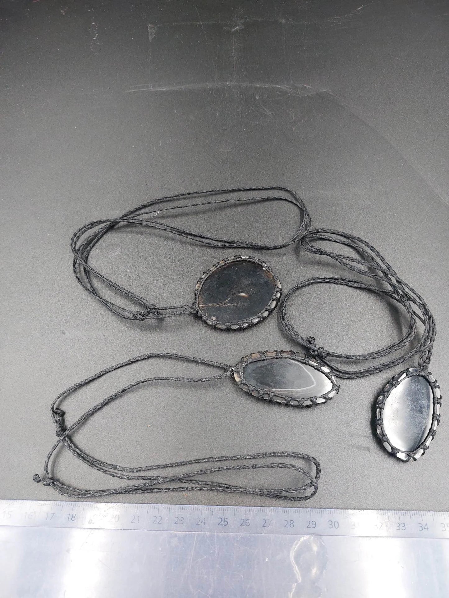 Κρύσταλλο χαλαζία Τραχιά ορυκτή πέτρα Brazilian Crystal Healing Makrame τυλιγμένο κολιέ Αξεσουάρ δώρου
