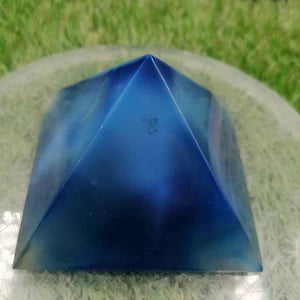 Beautiful Agate Pyramid, Reiki Healing Crystal, Gift Idea.