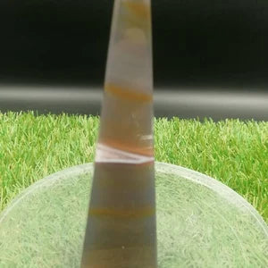 Natural Agate Point Tower / Obelisk / Point Wand Healing Crystal