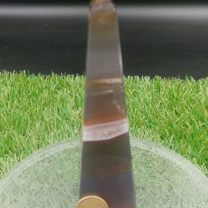 Natural Agate Point Tower / Obelisk / Point Wand Healing Crystal