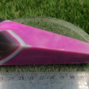 Natural Agate Point Tower / Obelisk / Point Wand Healing Crystal