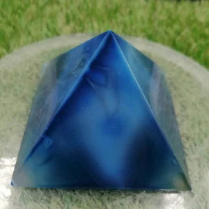 Beautiful Agate Pyramid, Reiki Healing Crystal, Gift Idea.