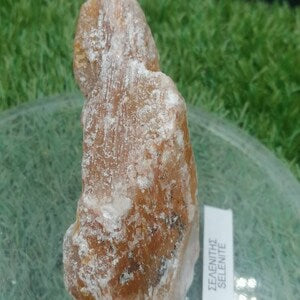 Greek Selenite Mineral with Iron Oxidation