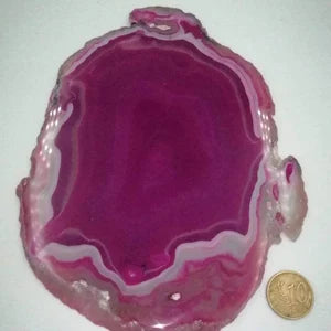 Agate, Natural Pink Agate Slice Coaster, Agate Slice For Home Decoration, Bohemian Agate, Finding Coaster