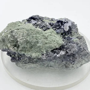 Galena and Calcite -Combination Crystal - Healing Rough Mineral Stone