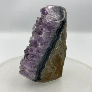 Amethyst with Calcite Natural Rough Crystal, Amethyst Cluster , Collection Rough Mineral