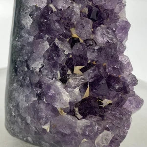 Amethyst with Calcite Natural Rough Crystal, Amethyst Cluster , Collection Rough Mineral