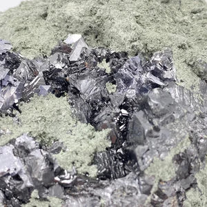 Galena and Calcite -Combination Crystal - Healing Rough Mineral Stone