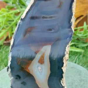 Natural Geode Agate Mineral Stone - Home Decor