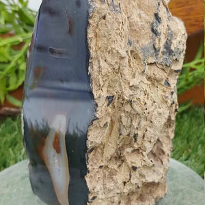 Natural Geode Agate Mineral Stone - Home Decor