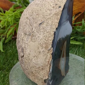 Natural Geode Agate Mineral Stone - Home Decor