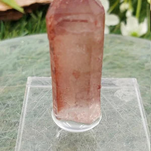 RARE Red Quartz with Hematite Oxidation EST.1968 - FROM Reunion Orange River Namimbia