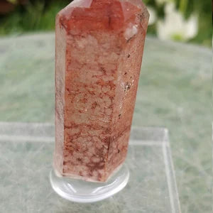 RARE Red Quartz with Hematite Oxidation EST.1968 - FROM Reunion Orange River Namimbia