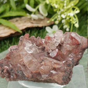 RARE Red Quartz with Hematite Oxidation EST.1968 - FROM Reunion Orange River Namimbia
