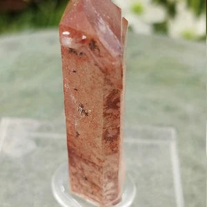 RARE Red Quartz with Hematite Oxidation EST.1968 - FROM Reunion Orange River Namimbia