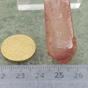 RARE Red Quartz with Hematite Oxidation EST.1968 - FROM Reunion Orange River Namimbia