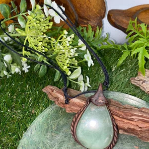 Natural Handmade Clay Necklace Aventurine Stone