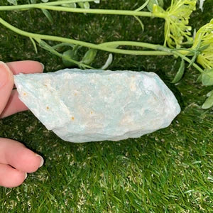 Amazonite Rough Crystal - Light Blue Rough Stone- Amazing Collector's Piece- Extra Quality Rough Mineral