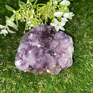 Amethyst Rough Mineral Crystal - Amethyst Cluster, Purple Crystal Specimen, Feng Shui Crystal, Collection Crystal