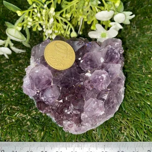 Amethyst Rough Mineral Crystal - Amethyst Cluster, Purple Crystal Specimen, Feng Shui Crystal, Collection Crystal