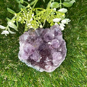 Amethyst Rough Mineral Crystal - Amethyst Cluster, Purple Crystal Specimen, Feng Shui Crystal, Collection Crystal